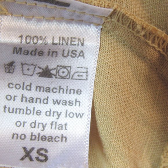 Black Crane Pure Linen Puff Dress - Picture 7 of 7